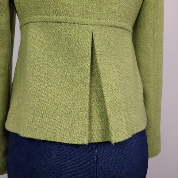 Banana Republic Green Wool Military Inspired Jacket Size S - Picture 12 of 16